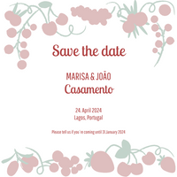 Save the Date - Karte